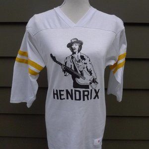 1980s Jimi Hendrix Jersey (C) Licensed Roach '74 * Womens Small (36)